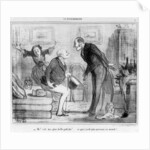 Oh heaven, my most beautiful vase.... my most valuable possession in this world by Honore Daumier