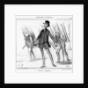 The Triumphal March by Honore Daumier
