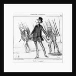 The Triumphal March by Honore Daumier