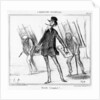 The Triumphal March by Honore Daumier