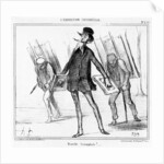 The Triumphal March by Honore Daumier