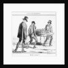 The Funeral March by Honore Daumier