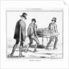 The Funeral March by Honore Daumier