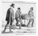 Refreshment stall during a heat wave at the Paris Universal Exhibition by Honore Daumier