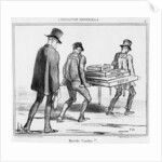 Refreshment stall during a heat wave at the Paris Universal Exhibition by Honore Daumier