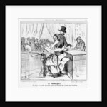 Turnstile at the Universal Exhibition in Paris by Honore Daumier