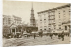 St Paul's Chapel and the Astor House, off City Hall Park, New York City, 1892 by American Photographer