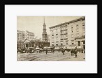 St Paul's Chapel and the Astor House, off City Hall Park, New York City, 1892 by American Photographer