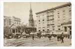 St Paul's Chapel and the Astor House, off City Hall Park, New York City, 1892 by American Photographer
