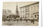 St Paul's Chapel and the Astor House, off City Hall Park, New York City, 1892 by American Photographer
