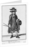 Street vendor selling old Cloaks, Suits and Coats, 1666 by English School