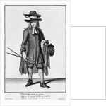 Street vendor selling old Cloaks, Suits and Coats, 1666 by English School