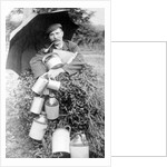 Man with Pipe, 19th Century by English Photographer