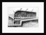 Wood kiln for baking ceramics, 1882 by French School