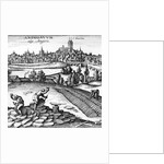 Andegavum vulgo Angiers , 1598 by German School