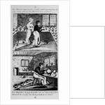 The Turner turning the lathe, 1827 by English School