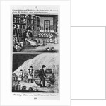 Examining and dressing the ware, 1827 by English School