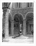 Detail of the Courtyard of the Palazzo Vecchio, 1842 by Italian School
