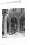 Detail of the Courtyard of the Palazzo Vecchio, 1842 by Italian School