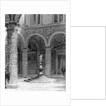 Detail of the Courtyard of the Palazzo Vecchio, 1842 by Italian School