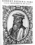Portrait of Robert Estienne by Andre Thevet