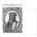 Portrait of Robert Estienne by Andre Thevet