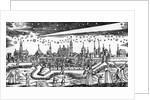 The Terrible Comet of 1680 by Bach Abraham by German School
