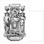 John Andrews's Circulating Library bookplate by Joseph Shepperd, published in Calcutta, 1774 by English School