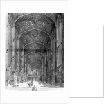 King's College Chapel from 'Cantabrigia Illustrata' c.1690 by David Loggan