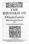 The Historie of Orlando Furioso by Ludovico Ariosto, 1594 by English School