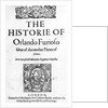 The Historie of Orlando Furioso by Ludovico Ariosto, 1594 by English School