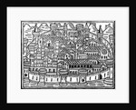 Walled city from 'Supplementum Chronicarum' by Giacomo Filippo Foresti, 1506 by Italian School