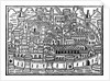 Walled city from 'Supplementum Chronicarum' by Giacomo Filippo Foresti, 1506 by Italian School