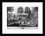 The City of York, a Noble Terrace Walk, print made by Charles Grignon, 1756 by English School