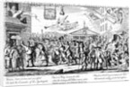 The Humours of the Westminster Election or the Scald-Miserable Independent Electors in the Suds, 1747 by English School