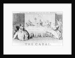 Cabal: The Picturesque Appearance of a Very, Very Grave Statesman, c.1745 by English School