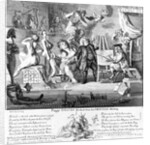 Puggs Graces etched from his original drawings, 1753 by Paul Sandby