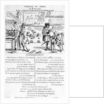 Change of Diet, A Ballad, 1757 by English School