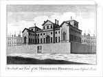 The South East View of the Middlesex Hospital, 1745 by Haynes King