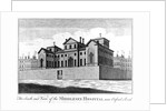 The South East View of the Middlesex Hospital, 1745 by Haynes King