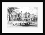 North west view of Camelford House, 1850 by English School
