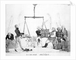 La Balance Poltique, 1815 by English School
