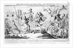 The Plagues of England, or the Jacobites Folly, 1745 by English School