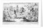 The Plagues of England, or the Jacobites Folly, 1745 by English School