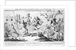 The Plagues of England, or the Jacobites Folly, 1745 by English School