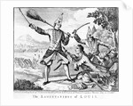 The Lamentations of Louis, 1757 by English School