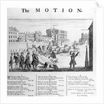 The Motion, 1741 by English School