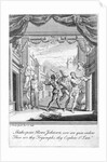 Satire on the popular stage, 1756 by Gerard Vandergucht