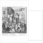 The Lamentable Fall of Madame Geneva, 1736 by English School