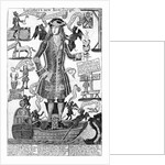 Lucipher's New Row-Barge, c.1721 by English School